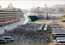Περίπου 7.000 επιβάτες κρουαζιερόπλοιων στα Χανιά μέσω Σούδας