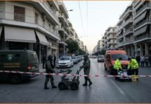 Απομακρύνθηκε χειροβομβίδα από καφετέρια στον Άγιο Παντελεήμονα