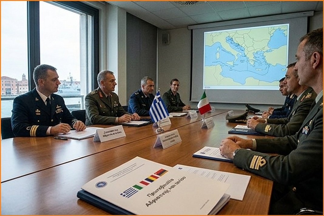 Δένδιας: Ενίσχυση της συνεργασίας στην Αδριατική και το Ιόνιο