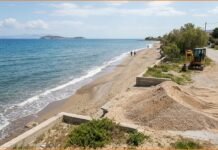 Ομόφωνη έγκριση για τη μελέτη αναπλήρωσης της παραλίας στην Αγία Μαρίνα