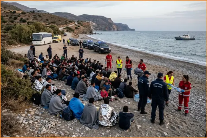 Νέες αφίξεις μεταναστών στην Ιεράπετρα – Εντοπίστηκαν 67 στην Αγία Φωτιά