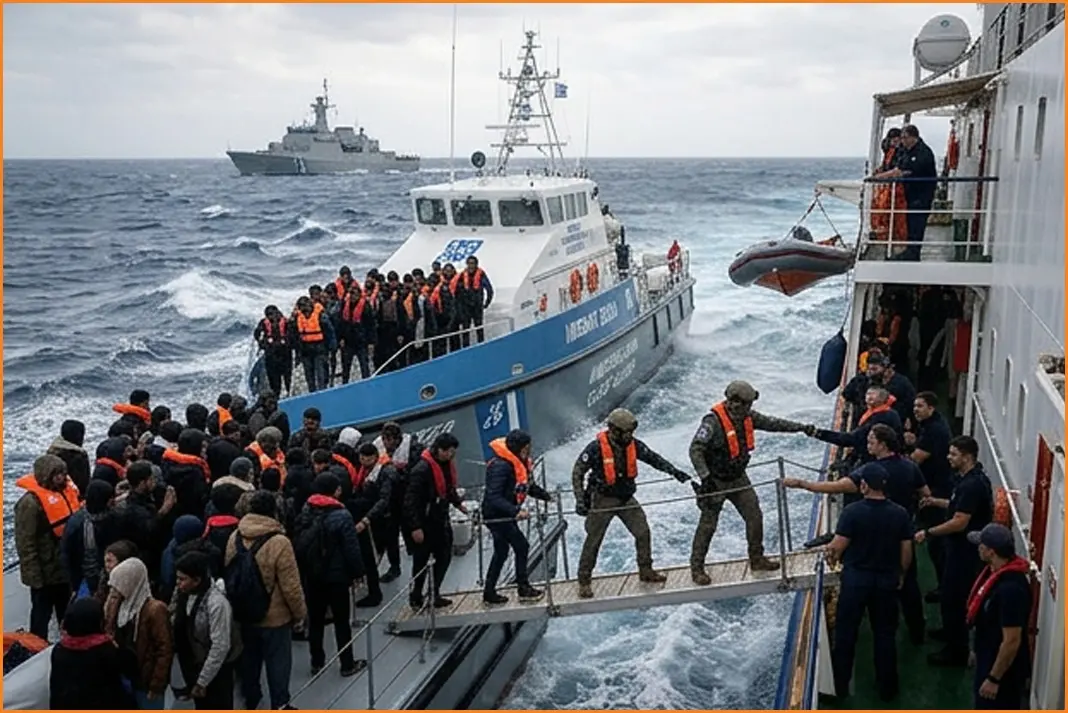 Επιχείρηση διάσωσης 181 ανθρώπων νότια της Ιεράπετρας