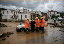 Κακοκαιρία στην Κρήτη: πλημμύρες, απεγκλωβισμοί και εκτροπές πτήσεων