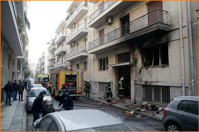 Πυρκαγιά σε διαμέρισμα στο κέντρο της Θεσσαλονίκης – Τραυματίστηκε 30χρονη