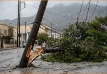 Συνεχίζεται η κακοκαιρία στην Κρήτη.