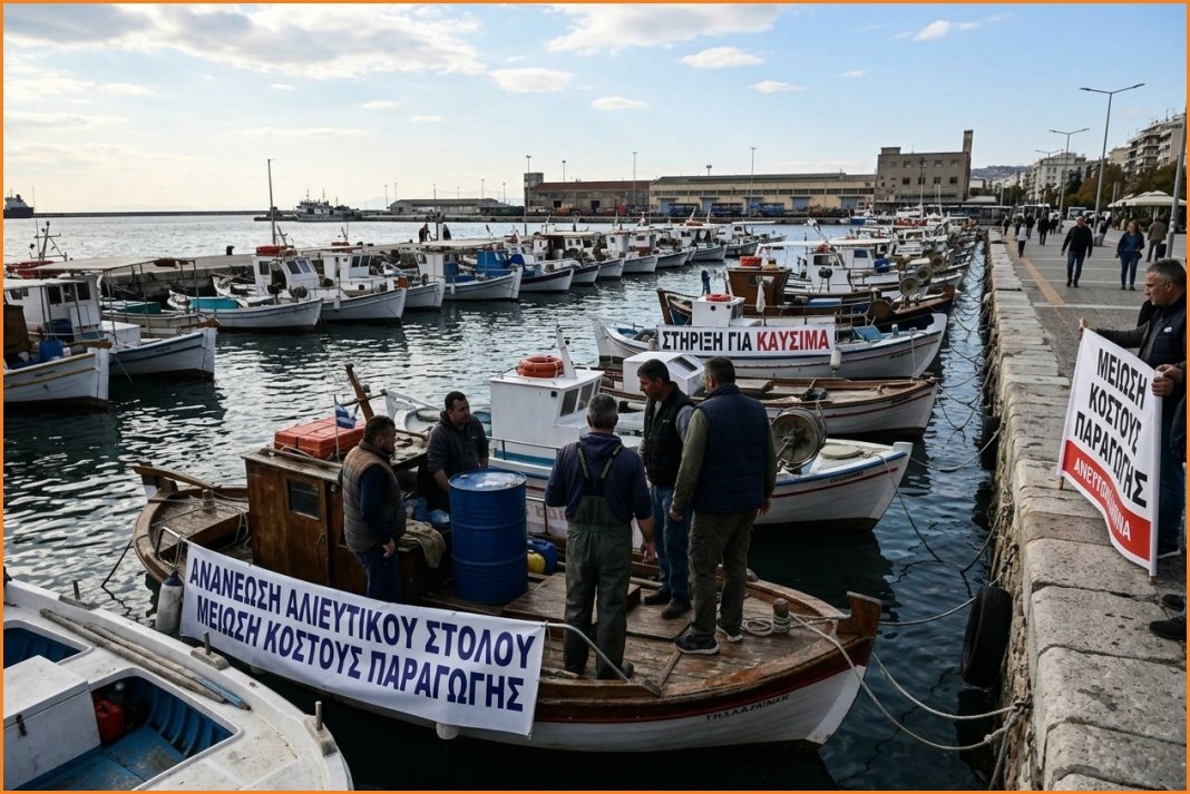 Οι αλιείς ζητούν στήριξη για καύσιμα και ανανέωση του στόλου
