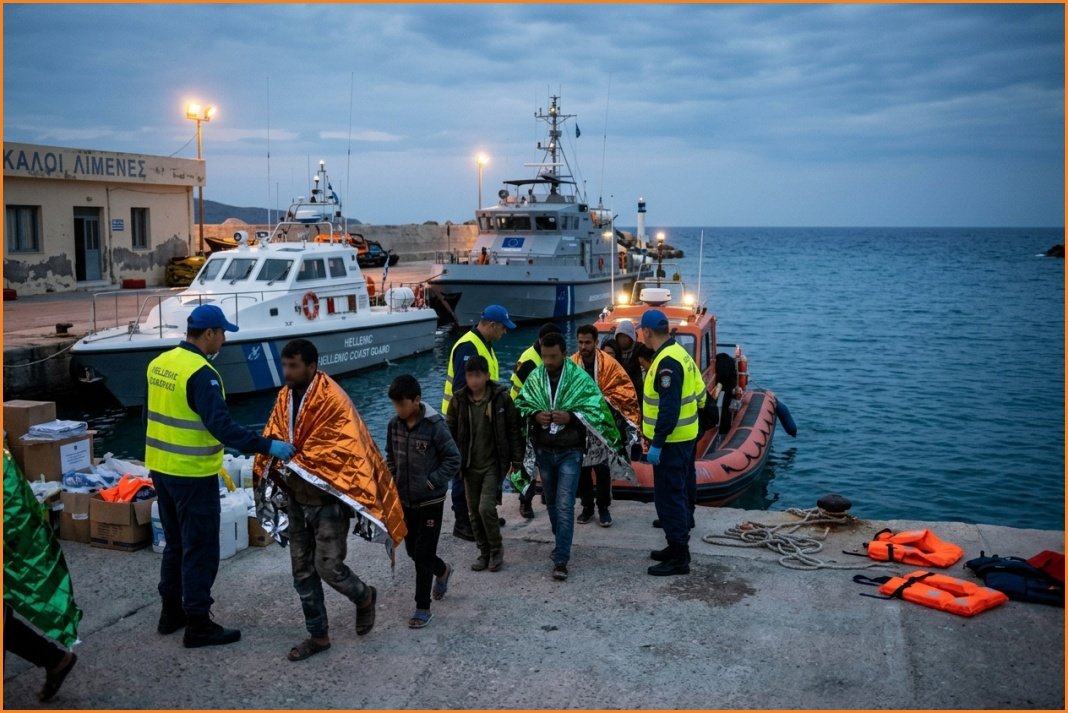 Διάσωση περίπου 45 ανθρώπων από λέμβο νότια της Κρήτης