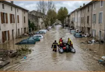 Τέσσερις νεκροί από τις πλημμύρες στη νότια Γαλλία