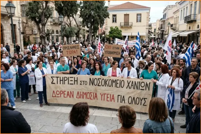 Χανιά: Κάλεσμα για τη στήριξη του νοσοκομείου και των παθολογικών κλινικών