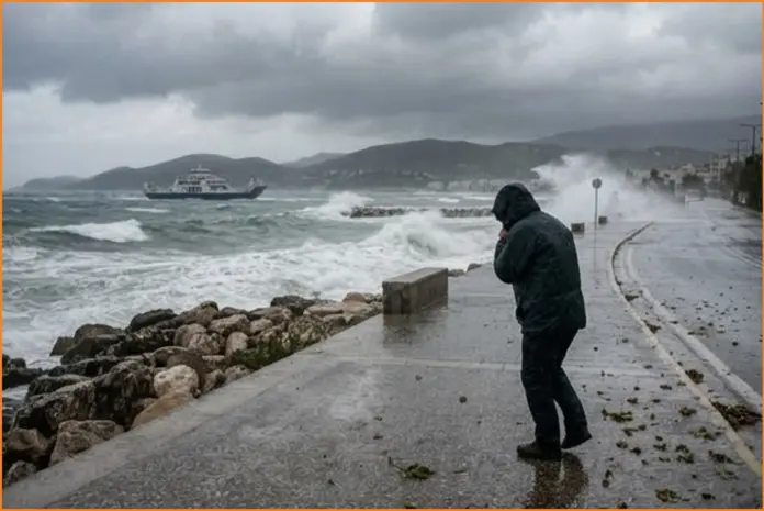 Κακοκαιρία από την Τρίτη με ισχυρές βροχές, ανέμους και πτώση θερμοκρασίας