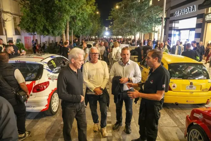 Ο Δήμαρχος Ηρακλείου έδωσε την εκκίνηση του 47ου Ράλλυ Κρήτης