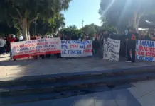 Συνεχίζεται η προσέλευση φοιτητών και μαθητών στην πλατεία Ελευθερίας για την πανεκπαιδευτική κινητοποίηση